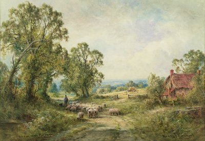Ein Weg in der Nähe von Pulborough von Henry John Kinnaird